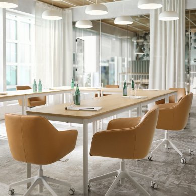 IKEA Офисные кресла TOSSBERG/LANGFJALL Коричневый (ИКЕА ТОССБЕРГ/ЛАНГФЬЯЛЛ) 09513091 фото - 7