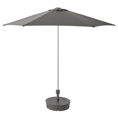 IKEA Садовый зонт с основой HOGON 270 см Серый (ИКЕА ХОГОН) 09476809