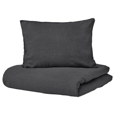 IKEA Комплект постельного белья DYTAG 200x200 см Серый (ИКЕА ДИТАГ) 60518797