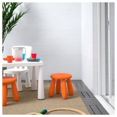 IKEA Табурет дитячий MAMMUT (ИКЕА МАММУТ) 50365361 фото - 2