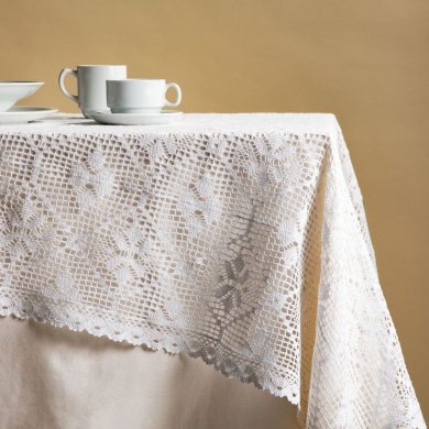 Скатертина Homla STARSE 130x170 см Білий 240294 фото - 4