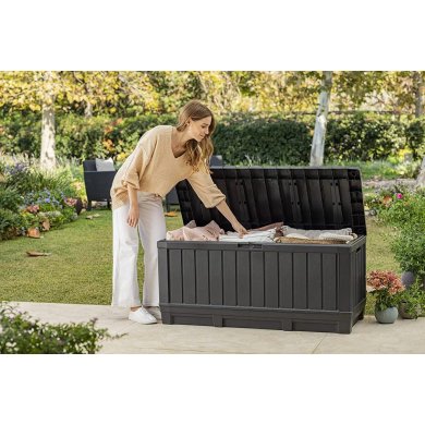 Садовый ящик Keter KENTWOOD 350 л Графит 249462 фото - 5