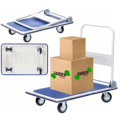 Платформенная тележка Garden Line 250 кг Синий REA2811 фото - 11