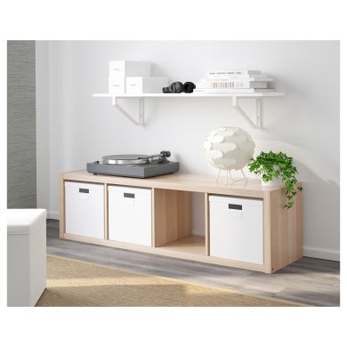 IKEA Стеллаж KALLAX Дерево (ИКЕА KALLAX) 40324516 фото - 4
