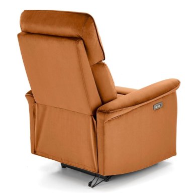 Кресло мягкое раскладное с реклайнером Halmar SEMIR Корица V-CH-SEMIR-FOT-CYNAMONOWY фото - 2
