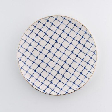 Тарілка Duka Siren 21 см | Синій/Білий - 2 Тарілка Duka Siren 21 см | Синій/Білий 1219822 фото - 2