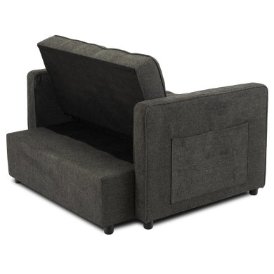 Кресло мягкое раскладное Mebel Elit CORRA Черный - 8 Кресло мягкое раскладное Mebel Elit CORRA Черный ME.CORRA/CZ/T/SOF фото - 8