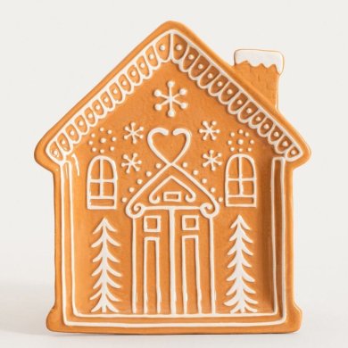 Сервірувальне блюдо Homla LOKKA 23x21,5 см Коричневий 242671