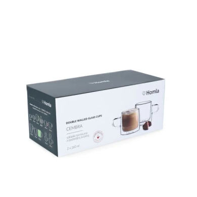 Набір термочашок Homla CEMBRA 260 мл 2 шт Прозорий 157020 фото - 7