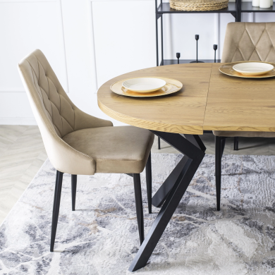 Обідній стілець Mebel Elit CORK Welur Бежевий ME.CORK/BZ/V/K фото - 18