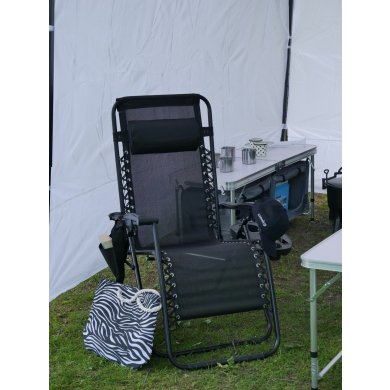 Складаний шезлонг Garden Line LEZ5934 Чорний LEZ5934 фото - 13