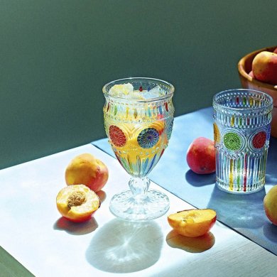 Бокал Homla BARREL SUMMER 350 мл Разноцветный 227169 фото - 6