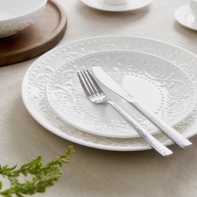 Тарілка Homla SYLIA 27 см | Білий 213937 фото - 4