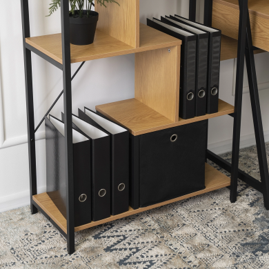 Стелаж Mebel Elit TIM Дуб золотий ME.TIM/D/CZ/REG фото - 6