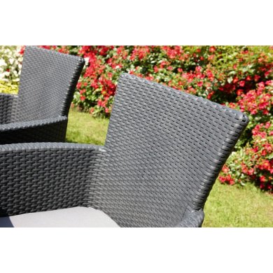 Комплект садових меблів Keter LOWA/MELODY Графіт - 4 Комплект садових меблів Keter LOWA/MELODY Графіт 002489 фото - 4