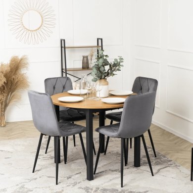 Розкладний обідній стіл Mebel Elit KANTE Дуб - 7 Розкладний обідній стіл Mebel Elit KANTE Дуб ME.KANTE/D/CZ/S фото - 7