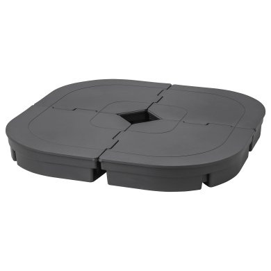 IKEA Основа для садового зонта SVARTO 99х99 см Темно-серый (ИКЕА SVARTÖ) 10285328 фото - 4