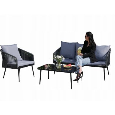 Комплект садових меблів Garden Line ABI8500 Антрацит ABI8500 фото - 2