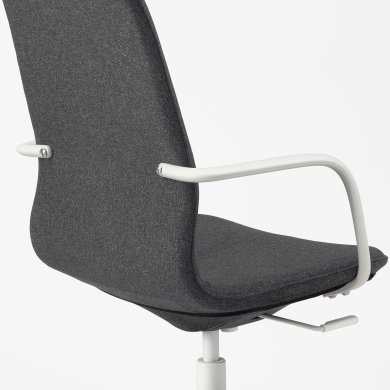 IKEA Офисное кресло LANGFJALL Темно-серый (ИКЕА ЛАНГФЬЯЛЛЬ) 29252865 фото - 23