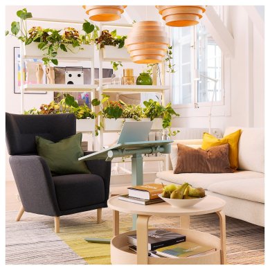 IKEA Складаний стіл для ноутбука MITTZON Зелений (ИКЕА МИЦОН) 70498195 фото - 18