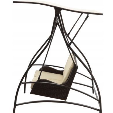 Садова гойдалка Garden Line 166x130x170 см Бежевий - 3 Садова гойдалка Garden Line 166x130x170 см Бежевий KRE3132 фото - 3