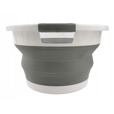 Складаний кошик для білизни Kontrast 24 л Білий Kuc000028 фото - 4