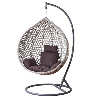 Подвесное кресло-кокон Garden Line XL Серый FAT0223