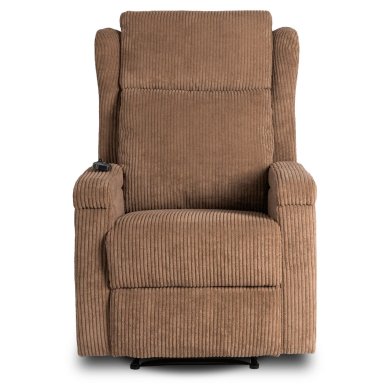 Кресло мягкое раскладное массажное с реклайнером Mebel Elit SEBASTIAN Velvet Коричневый ME.SEBASTIAN/BR/SZTR/FW фото - 3