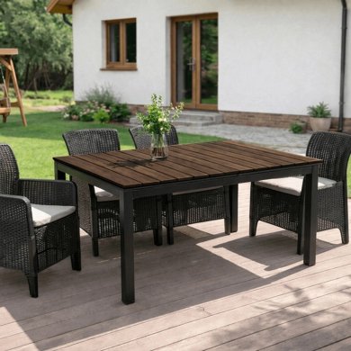 Раскладной садовый стол Mebel Elit ARGOS 140-180 см Орех ME.ARGOS/140-180/O/CZ/OGR/S фото - 7