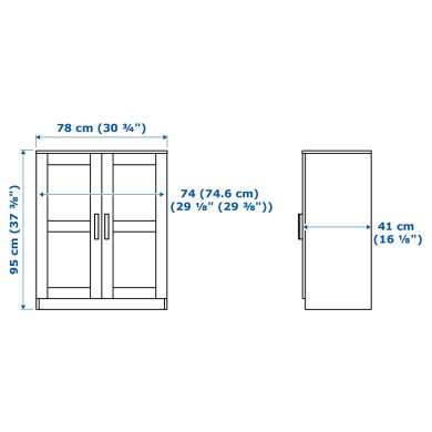 IKEA Шкаф BRIMNES (ИКЕА БРИМНЕС) 40300662 фото - 3