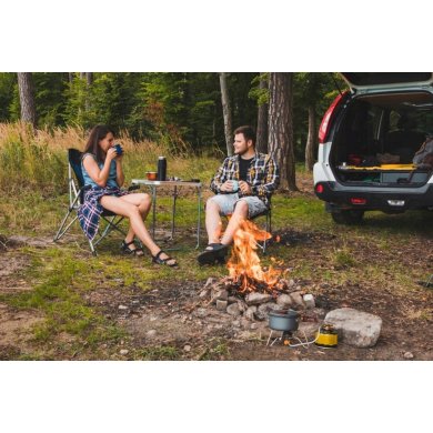 Складной туристический стол Garden Line 80 см Белый OXE3504 фото - 5