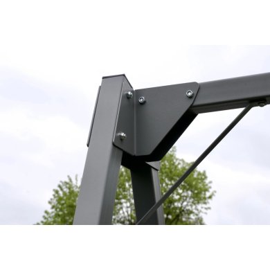 Підвісні гойдалки Corciano 253x170x207 см Сірий 5901157673374 фото - 6