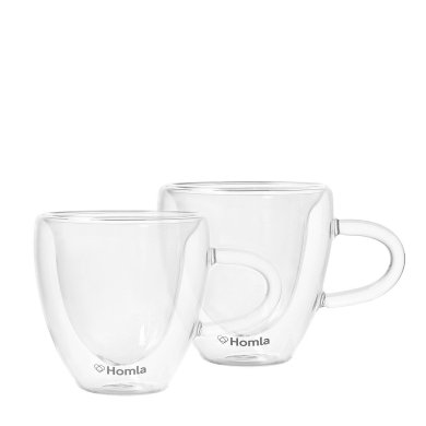 Набор чашек Homla HEARTS 0,15 л | Прозрачный / Сердце 157088 фото - 3