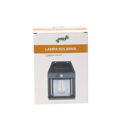 Світильник на сонячній батареї з датчиком руху Garden Line SOL5639 Чорний SOL5639 фото - 8