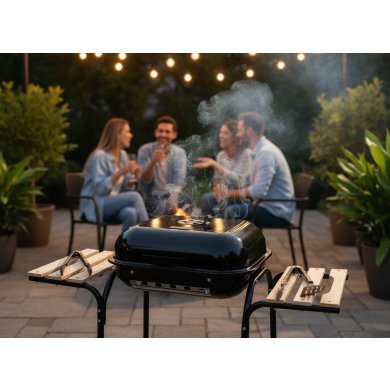 Вугільний гриль Garden Line BBQ0155 Чорний BBQ0155 фото - 5