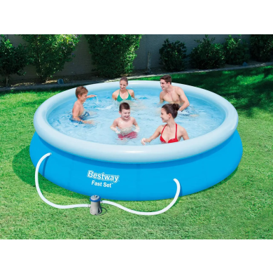 Надувной бассейн Bestway 57266 FAST SET 305x76 см Голубой 82018258 фото - 3