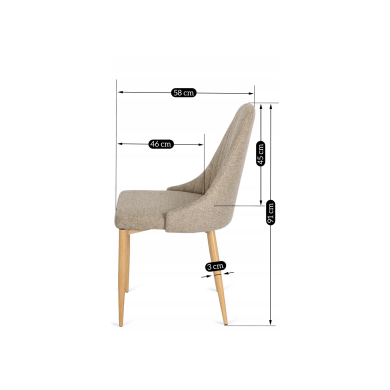 Обідній комплект Mebel Elit HARRY TORINO | Дуб Рів'єра / Бежевий HARRY/DR/S/TORINO/BZ/D/T/Z4/K фото - 19