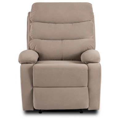 Крісло м'яке розкладне з реклайнером Mebel Elit KOBE Welur Бежевий ME.KOBE/BZ/V/FW фото - 3