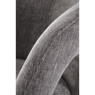 Обідній стілець поворотний Halmar K550 Попелястий V-CH-K/550-KR-POPIELATY фото - 10