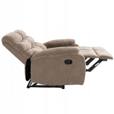 Кресло мягкое раскладное с реклайнером Kontrast VERA DUO Светло-коричневый 5.01.84847 фото - 5