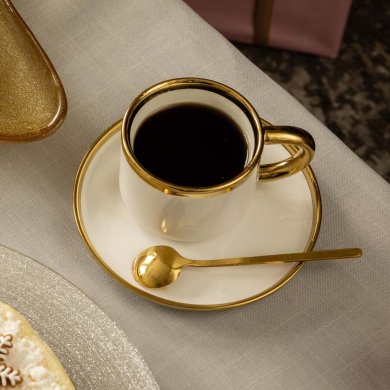 Чашка с блюдцем Homla SINNES 200 мл Белый 200460 фото - 12