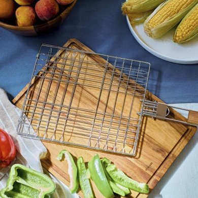 Решетка для барбекю Homla EASY GRILL 50x23 см Серебристый - 6 Решетка для барбекю Homla EASY GRILL 50x23 см Серебристый 230067 фото - 6