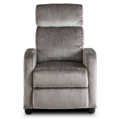 Кресло мягкое раскладное с реклайнером Mebel Elit DANNY Welur Серый - 2 Кресло мягкое раскладное с реклайнером Mebel Elit DANNY Welur Серый ME.DANNY/P/V/FW фото - 2