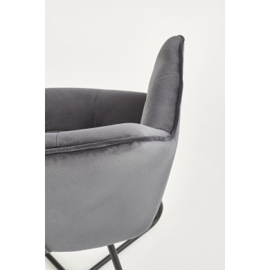 Обеденный стул Halmar K-377 Welur Серый V-CH-K/377-KR-POPIEL фото - 8