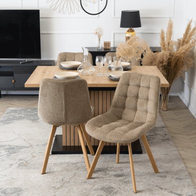 Обідній стілець Mebel Elit KATHY Бежевий ME.KATHY/BZ/D/T/K фото - 5