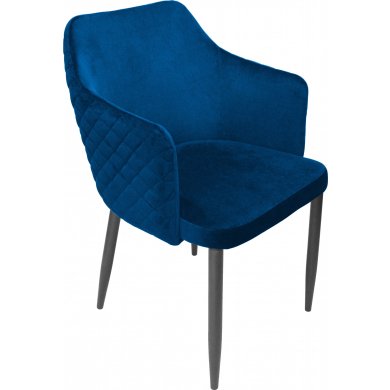 Обеденный стул Signal Astor Velvet Синий ASTORVCGR фото - 2