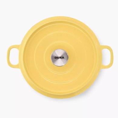 Кастрюля с крышкой Duka BJORN 4,2 л Желтый - 2 Кастрюля с крышкой Duka BJORN 4,2 л Желтый 2220455 фото - 2