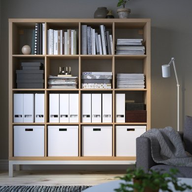 Стелаж KALLAX Дуб - 3 IKEA Стелаж KALLAX Дуб (ИКЕА КАЛЛАКС) 89442721 фото - 3