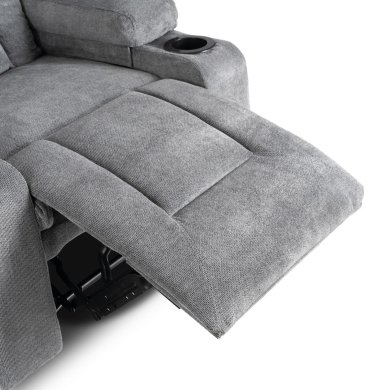 Крісло м'яке розкладне масажне з реклайнером Mebel Elit BOX 2 Темно-сірий ME.BOX2/CP/T/FW фото - 12