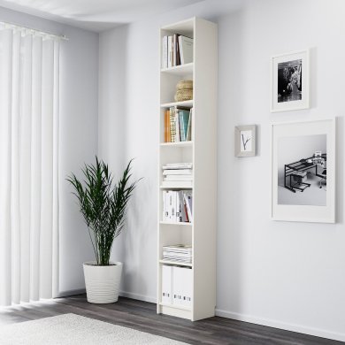 IKEA Стеллаж BILLY Белый (ИКЕА БИЛЛИ) 49217734 фото - 7